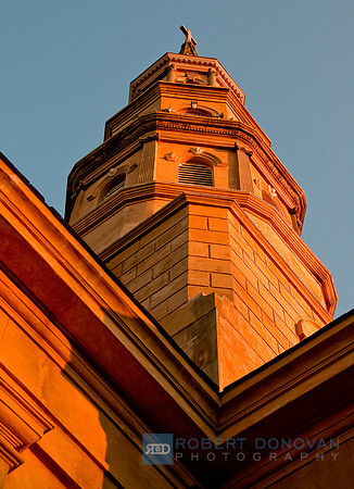 Sunset light on St. Phillips