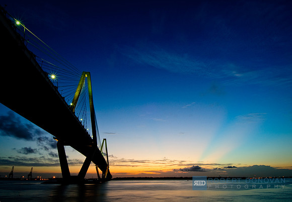 Ravenel Bridge July Sunset 3